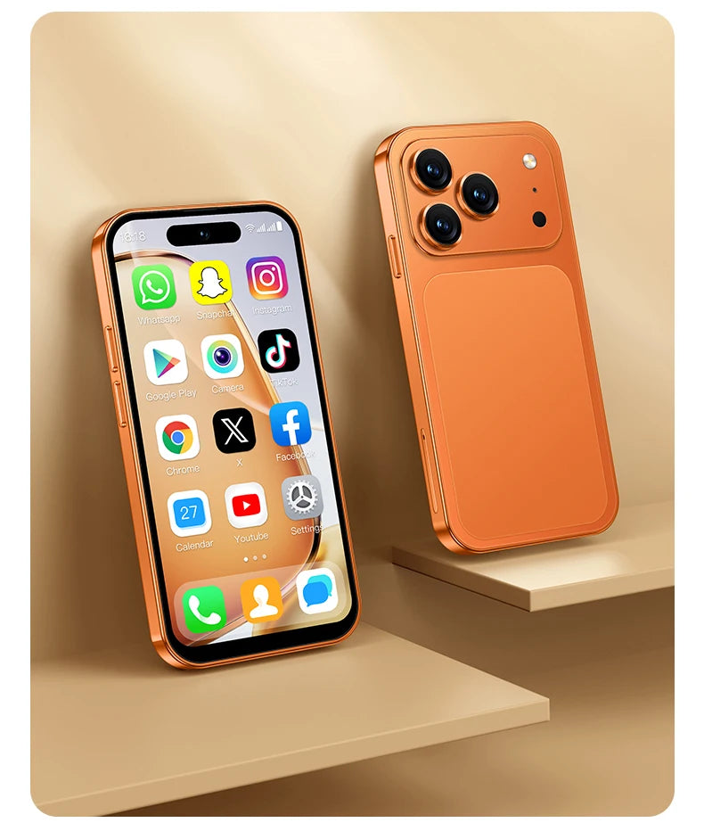 2026 new ONEMYTH Orange A18 Pro, 4.0 inches, Android 12.0 system, 2000mAh battery, 4G network dual SIM cards, mini smartphone