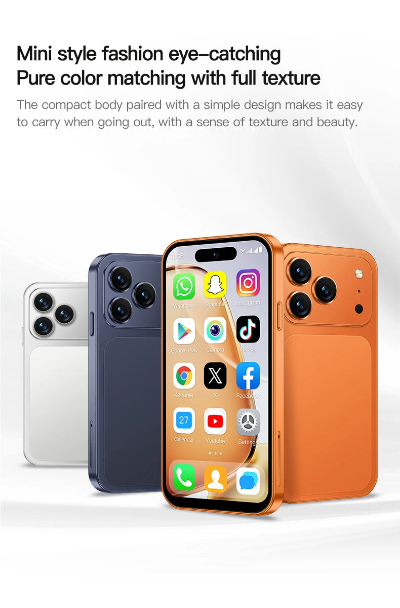 2026 new ONEMYTH Orange A18 Pro, 4.0 inches, Android 12.0 system, 2000mAh battery, 4G network dual SIM cards, mini smartphone