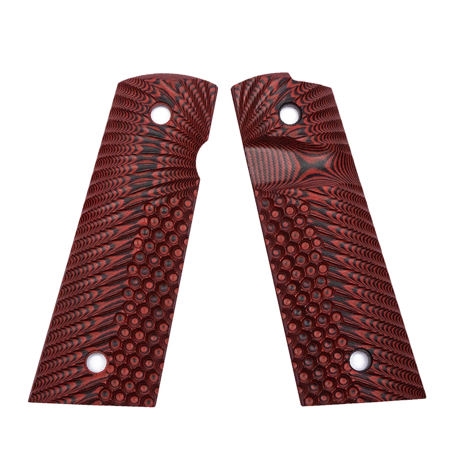 Guuun G10 Grips for Full Size 1911 Magwell Grip OPS Eagle Wing Texture Free screw set included