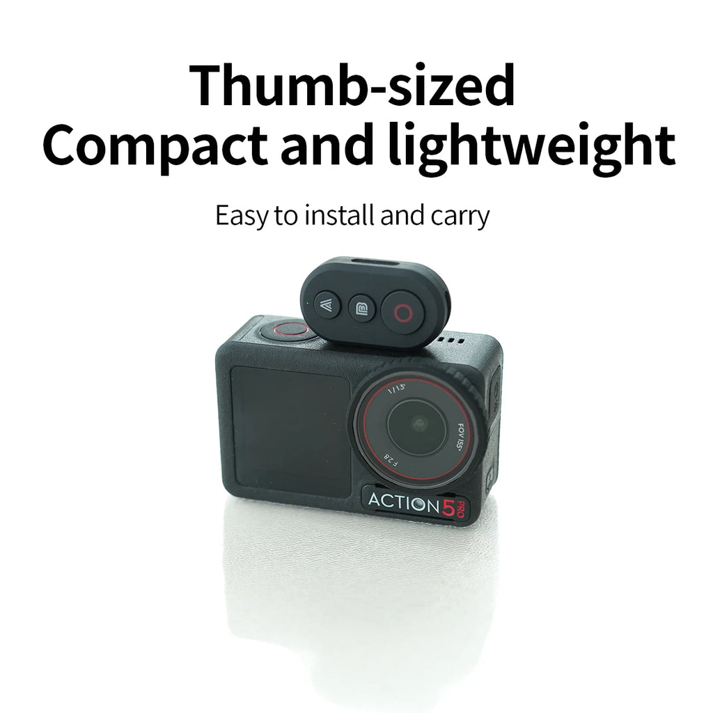Suitable for DJI Action6  5 Pro/4  Osmo 360 sports camera Bluetooth remote control DJI camera Bluetooth selfie stick accessories
