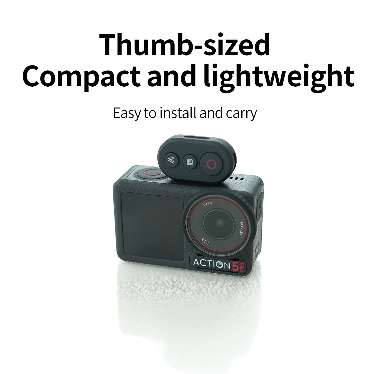 Suitable for DJI Action6  5 Pro/4  Osmo 360 sports camera Bluetooth remote control DJI camera Bluetooth selfie stick accessories