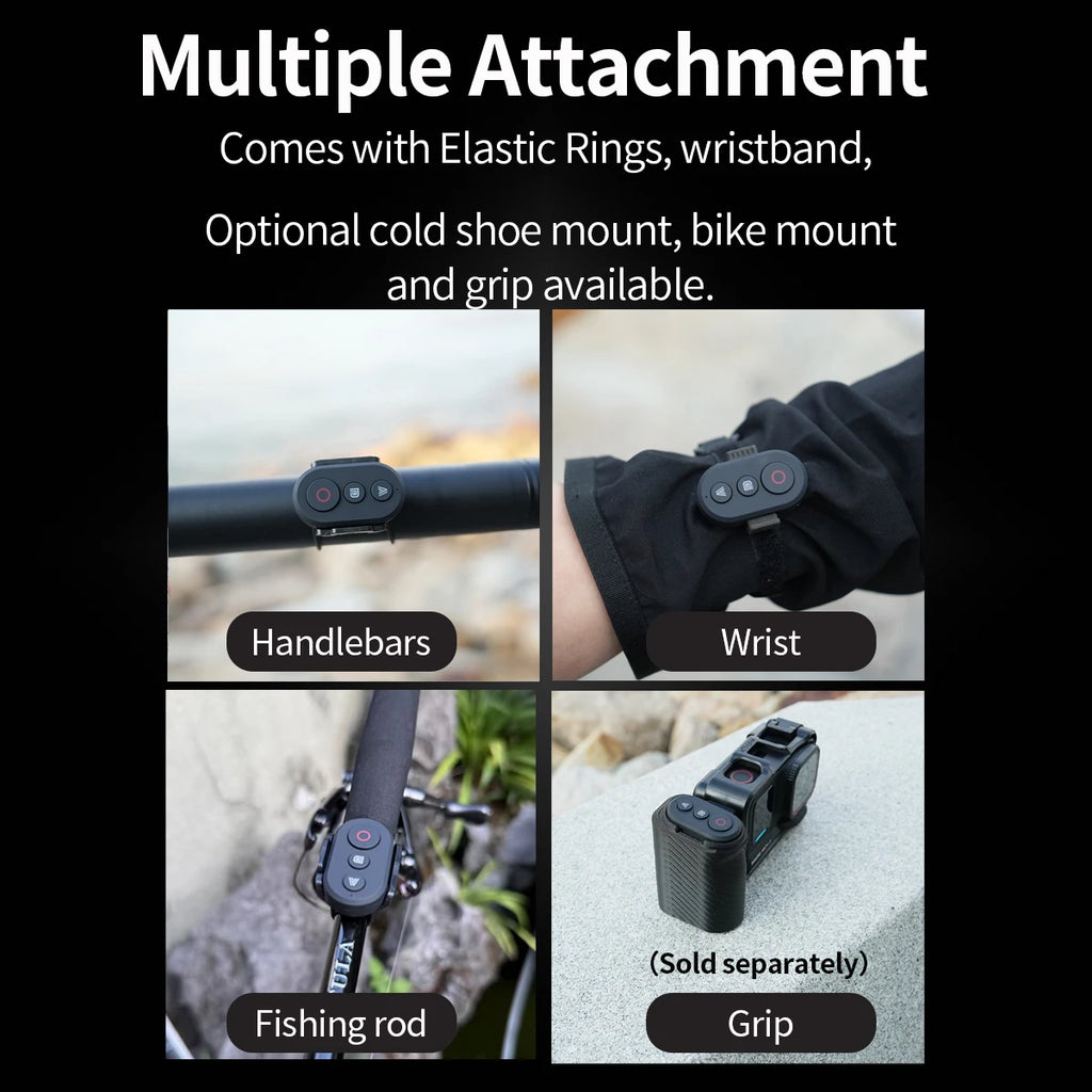 Suitable for DJI Action6  5 Pro/4  Osmo 360 sports camera Bluetooth remote control DJI camera Bluetooth selfie stick accessories