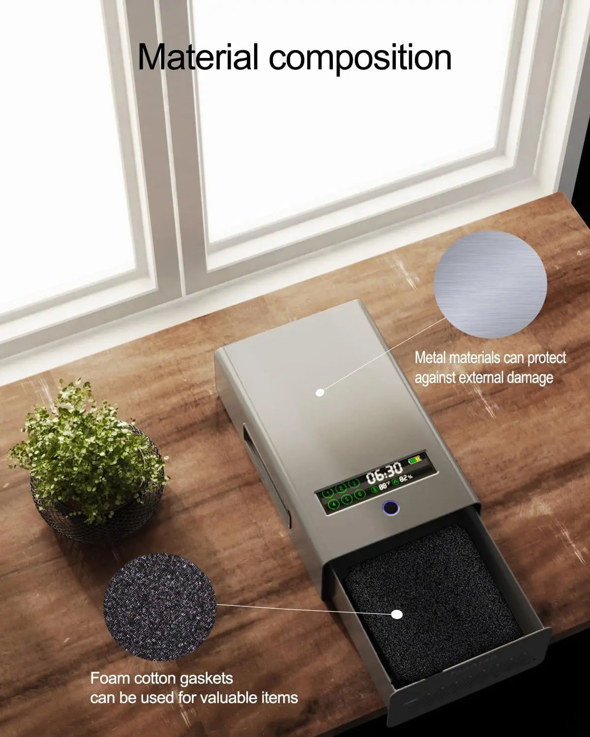 kasablank gun safe，Biometric Gun Safe For Handgun with fingerprint, key and digital password 3 .Smart Handgun Safe for Home Beds