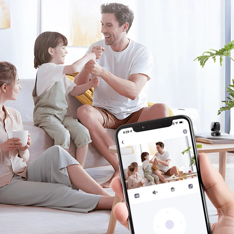 4K HD Mini Camera Wifi 2.4G Camera Wireless Security Protection Remote Monitor Camcorders Home Phone Connectivity Smart Device