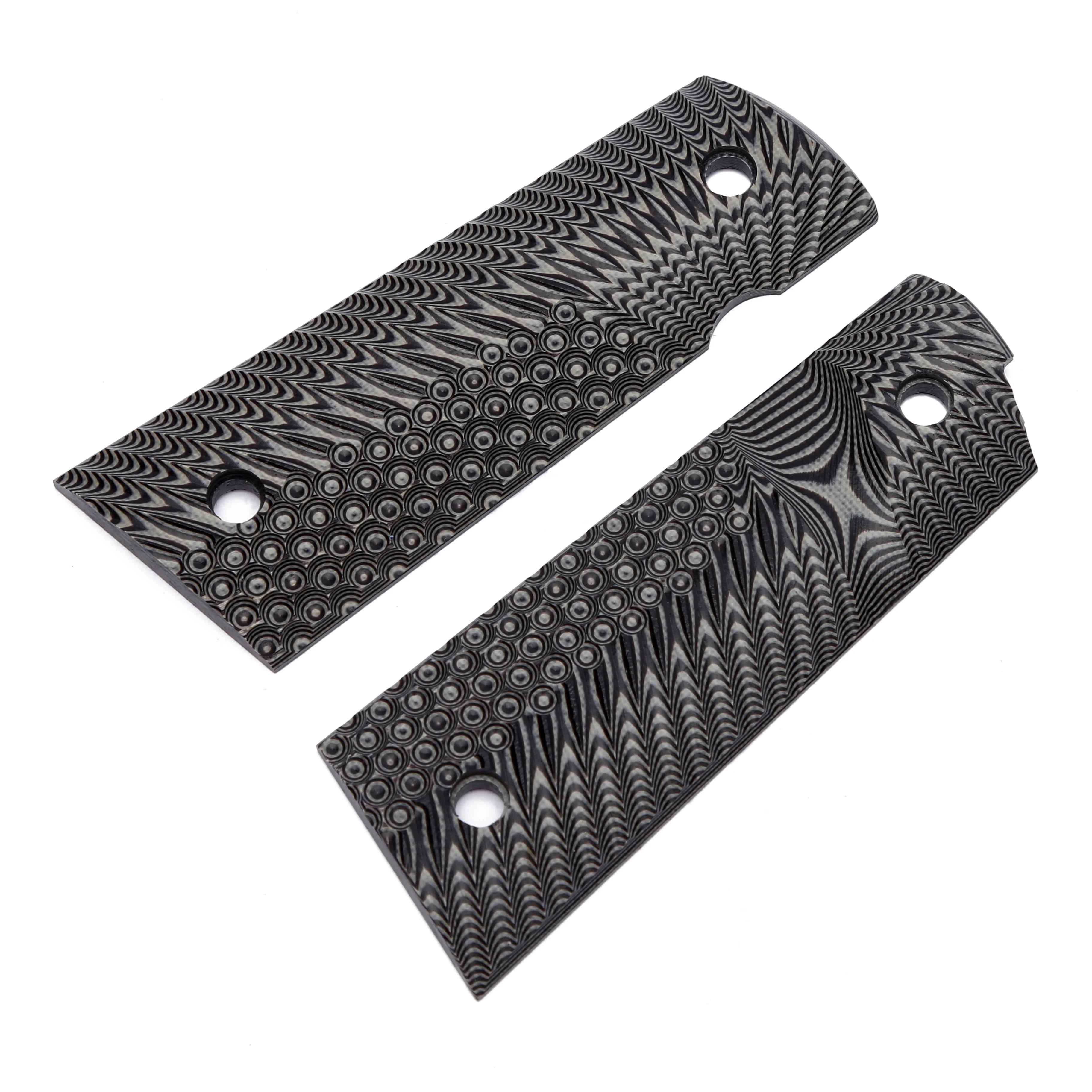 Guuun G10 Grips for Full Size 1911 Magwell Grip OPS Eagle Wing Texture Free screw set included