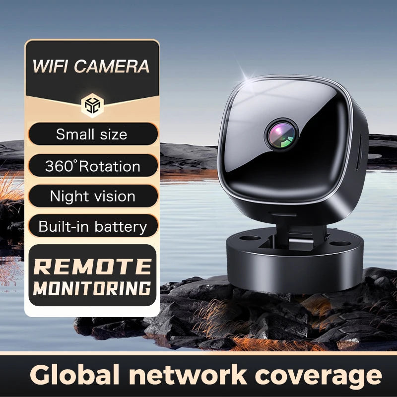 4K HD Mini Camera Wifi 2.4G Camera Wireless Security Protection Remote Monitor Camcorders Home Phone Connectivity Smart Device