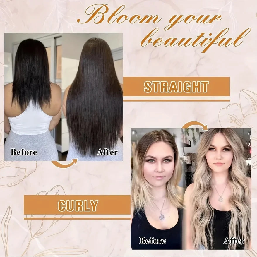 Clip In Hair Extensions Real Human Hair Blonde Clip In Extensions 8pcs Double Weft Hair Extensions End  Human Hair #613