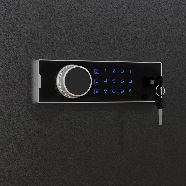 Large Size 5-8 Gun Gun Cabinet with Electronic Password Keypad Lock,Unassembled Metal Rifle Gun Security Cabinet Safe Locker