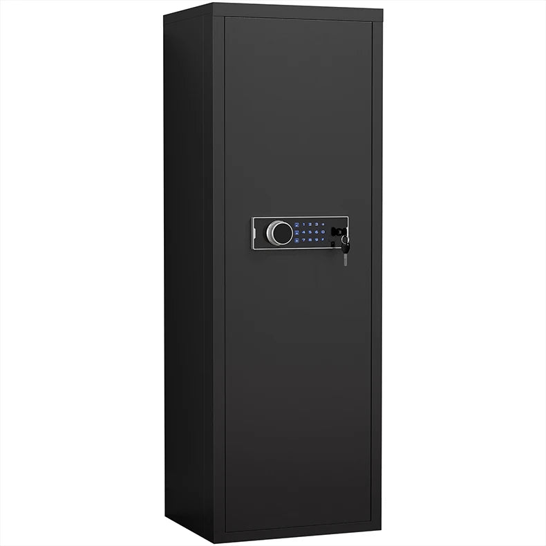 Large Size 5-8 Gun Gun Cabinet with Electronic Password Keypad Lock,Unassembled Metal Rifle Gun Security Cabinet Safe Locker