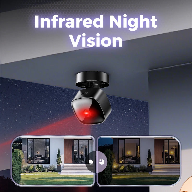 4K HD Mini Camera Wifi 2.4G Camera Wireless Security Protection Remote Monitor Camcorders Home Phone Connectivity Smart Device