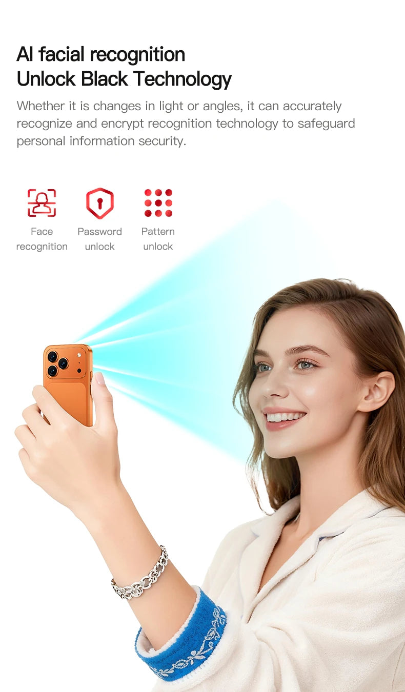 2026 new ONEMYTH Orange A18 Pro, 4.0 inches, Android 12.0 system, 2000mAh battery, 4G network dual SIM cards, mini smartphone