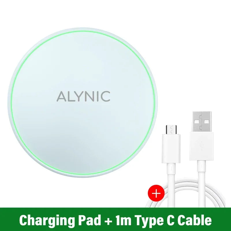 New Wireless Charger For iPhone 16 15 14 13 Pro Max Induction Fast Charging Pad Dock Station For Samsung S23 S22 Xiaomi Huawei