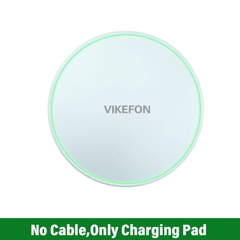New Wireless Charger For iPhone 16 15 14 13 Pro Max Induction Fast Charging Pad Dock Station For Samsung S23 S22 Xiaomi Huawei