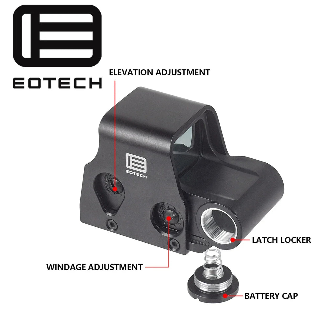 Eotech 551 552 553 558 Holographic Sight Red Green Dot Sight Riflescopes Hunting Reflex Airsoft Riflescope Collimator 20mm Rail