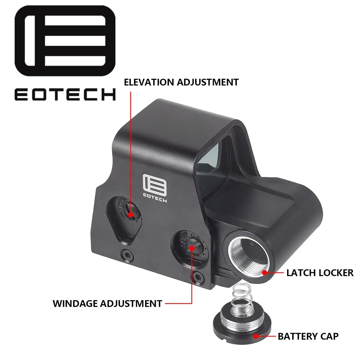 Eotech 551 552 553 558 Holographic Sight Red Green Dot Sight Riflescopes Hunting Reflex Airsoft Riflescope Collimator 20mm Rail