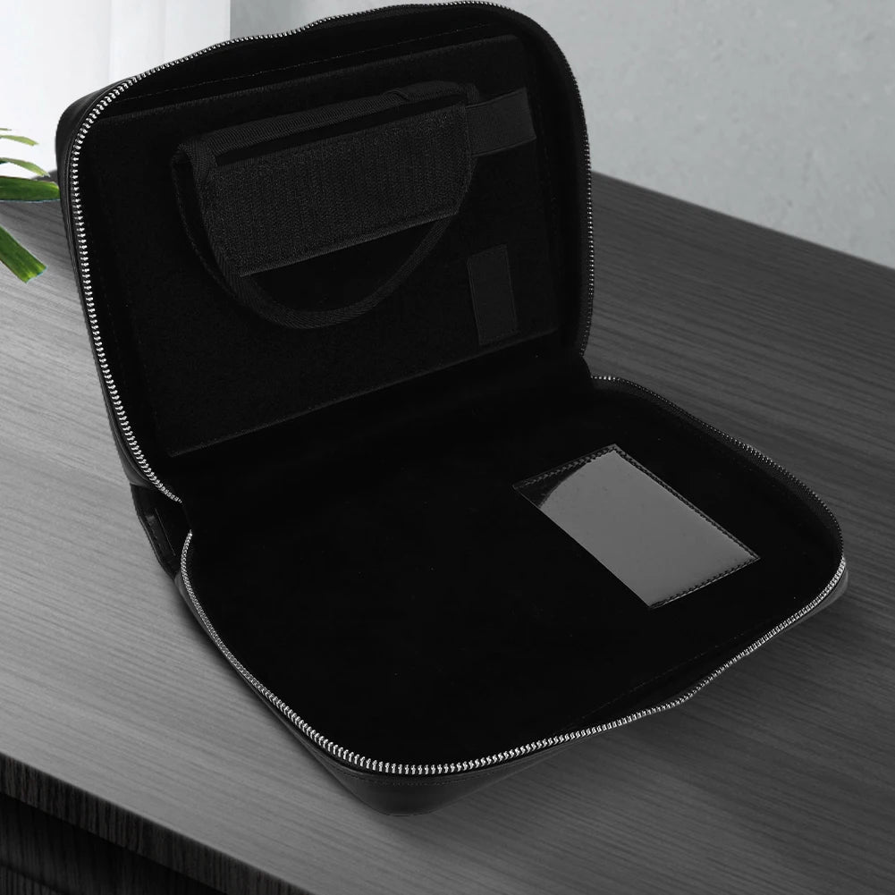 Lockable Soft Pistols Case Holy Bible Leather Gun Bags Concealed Carry Gun Pouch for 9mm Glocks42 43 Guns Storage