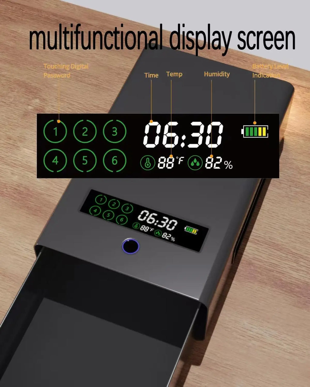 kasablank gun safe，Biometric Gun Safe For Handgun with fingerprint, key and digital password 3 .Smart Handgun Safe for Home Beds