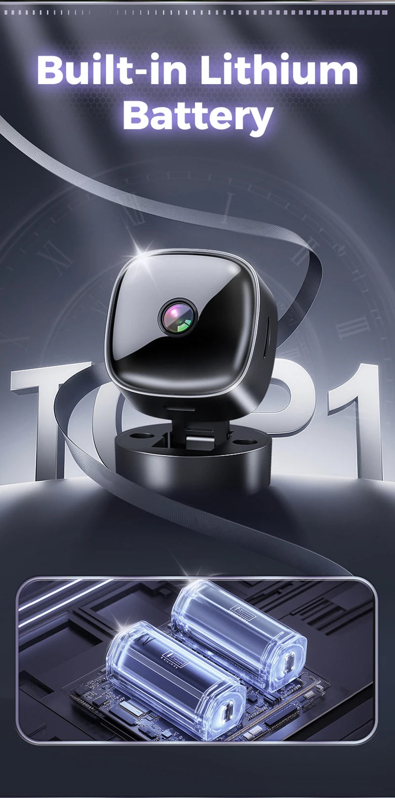 4K HD Mini Camera Wifi 2.4G Camera Wireless Security Protection Remote Monitor Camcorders Home Phone Connectivity Smart Device