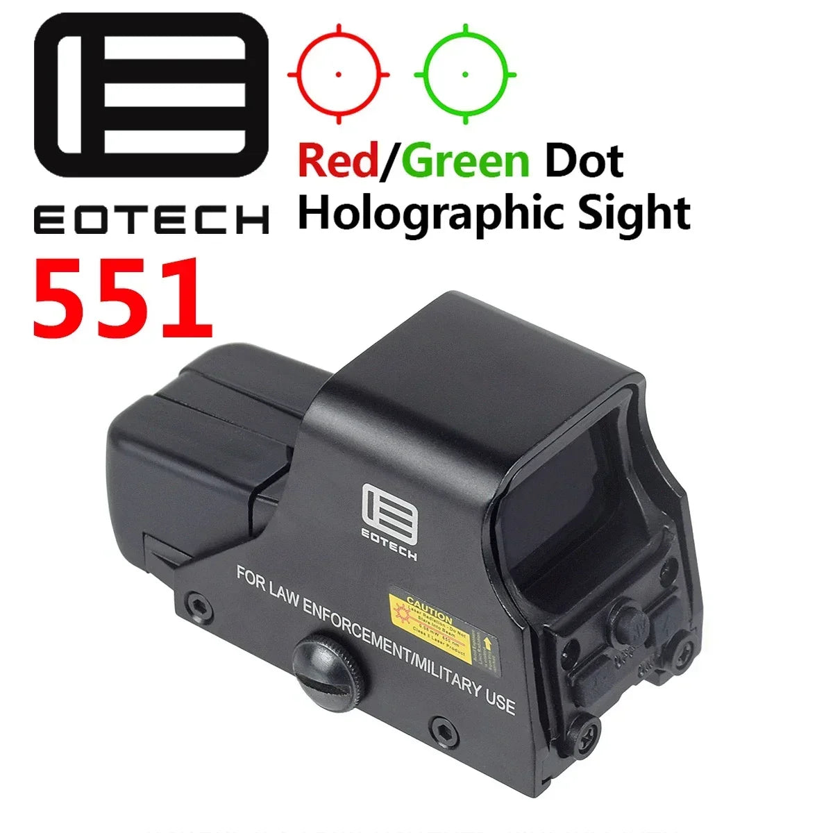 Eotech 551 552 553 558 Holographic Sight Red Green Dot Sight Riflescopes Hunting Reflex Airsoft Riflescope Collimator 20mm Rail
