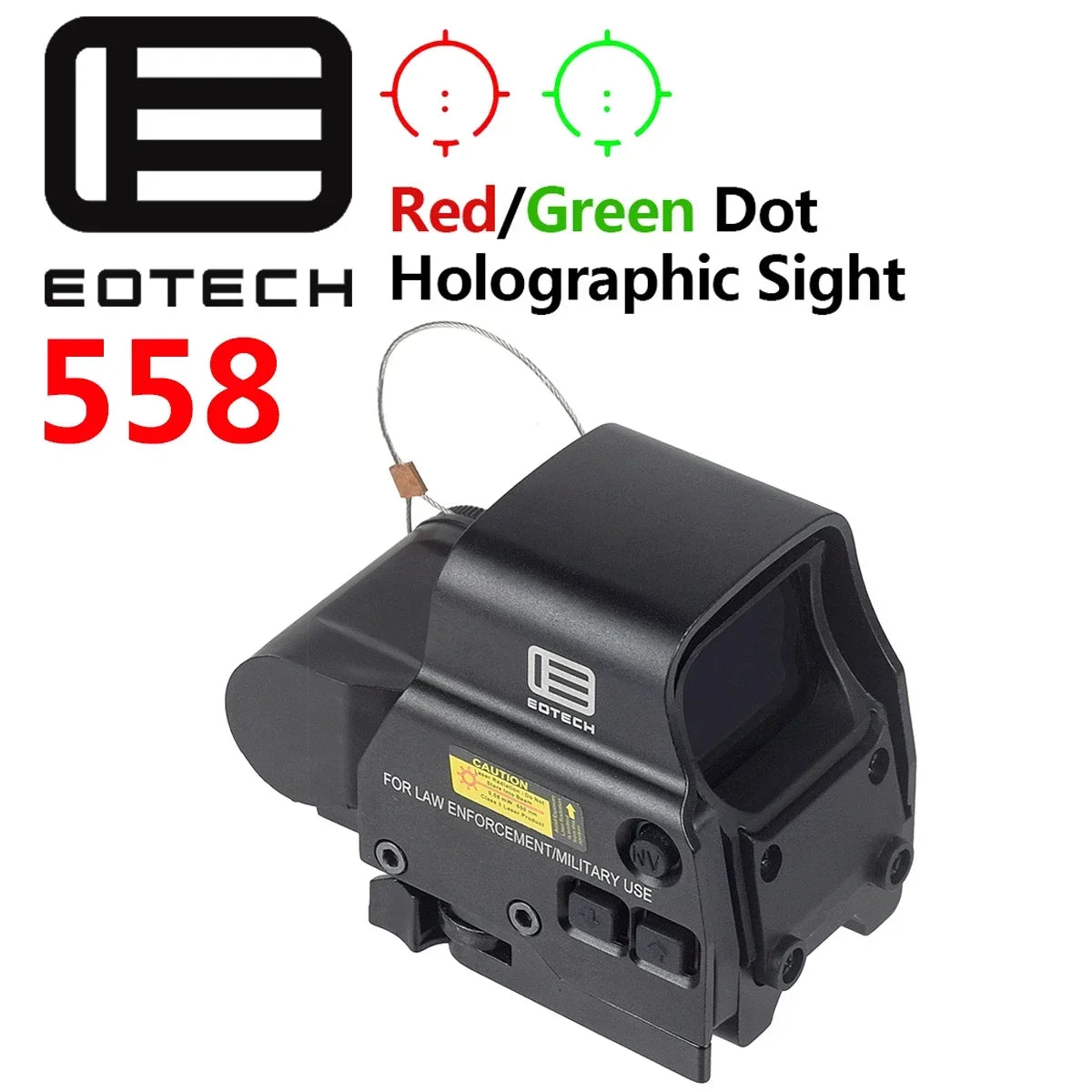 Eotech 551 552 553 558 Holographic Sight Red Green Dot Sight Riflescopes Hunting Reflex Airsoft Riflescope Collimator 20mm Rail