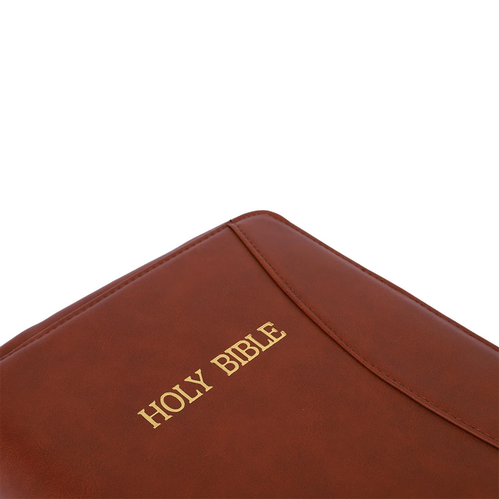 Lockable Soft Pistols Case Holy Bible Leather Gun Bags Concealed Carry Gun Pouch for 9mm Glocks42 43 Guns Storage