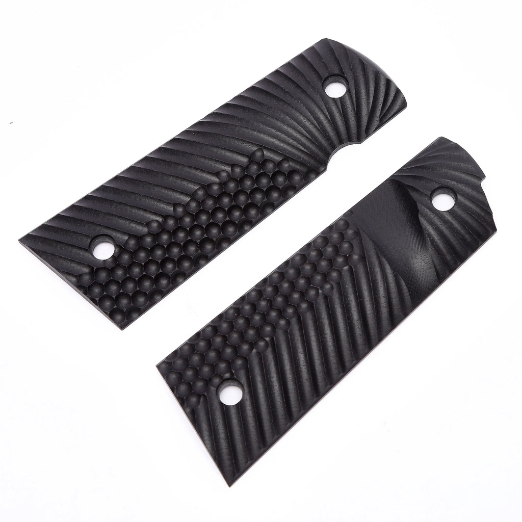 Guuun G10 Grips for Full Size 1911 Magwell Grip OPS Eagle Wing Texture Free screw set included