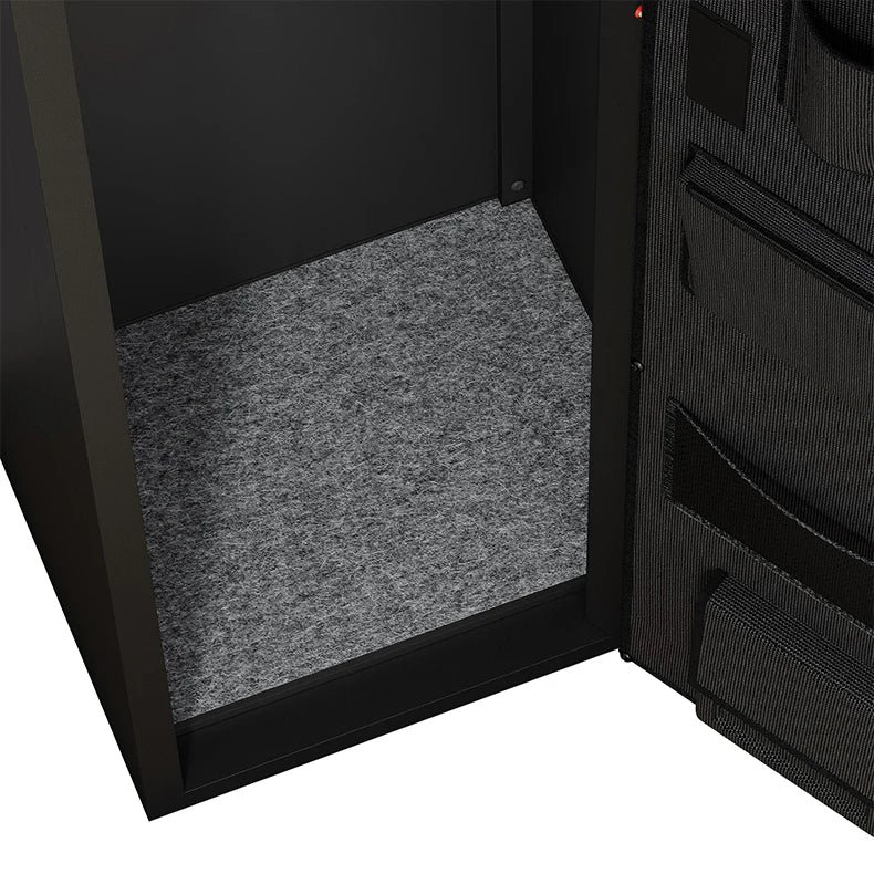 Large Size 5-8 Gun Gun Cabinet with Electronic Password Keypad Lock,Unassembled Metal Rifle Gun Security Cabinet Safe Locker
