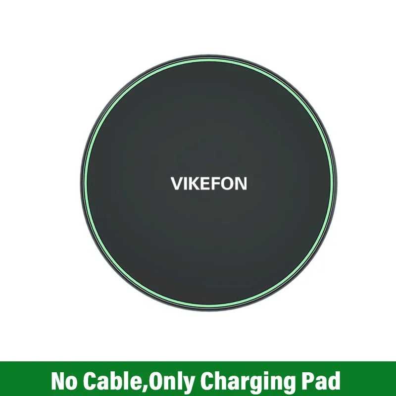 New Wireless Charger For iPhone 16 15 14 13 Pro Max Induction Fast Charging Pad Dock Station For Samsung S23 S22 Xiaomi Huawei