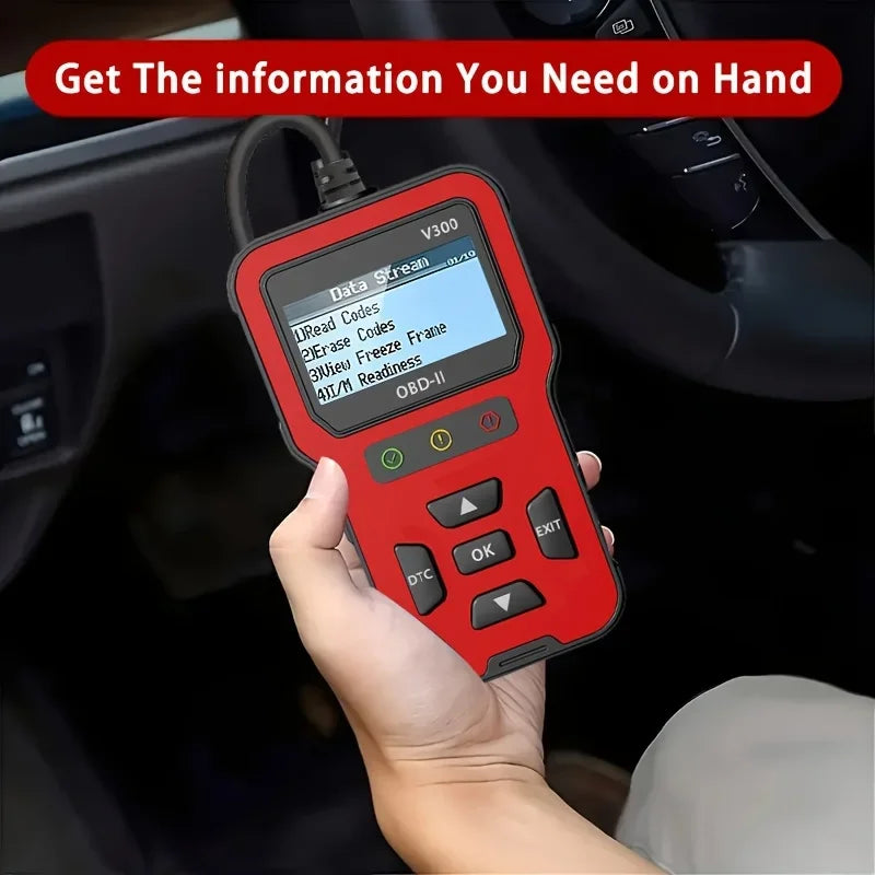 2025 Newest Model OBD2 Scanner Diagnostic Tool - Complete Fault Code Reader, Clear Error Codes, Data Stream, I/M Readiness