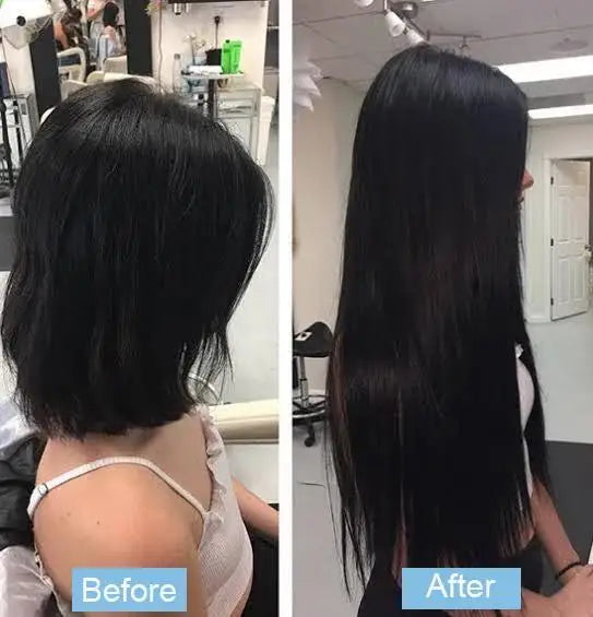 60G-360G 100% Real Tape In Hair Extensions Human Hair 22 Inch Natural Color Invisible Seamless PU Raw Straight Hair Extensions