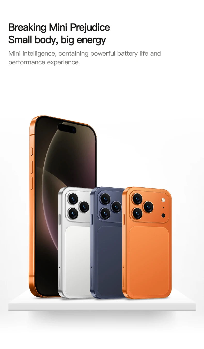 2026 new ONEMYTH Orange A18 Pro, 4.0 inches, Android 12.0 system, 2000mAh battery, 4G network dual SIM cards, mini smartphone